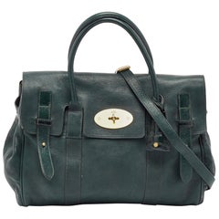 Mulberry sac à main Heritage Bayswater en cuir vert