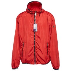 Ralph Lauren Purple Label Felpa a vento sintetica con zip XL