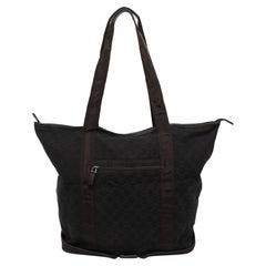 Gucci Brown GG Canvas Traveller Tote