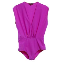 Maje Body Tilio Cuello Vivo Rosa L
