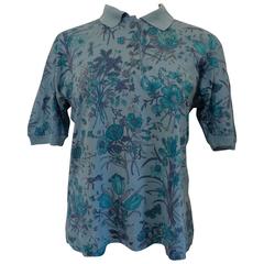 Rare Guggio Gucci blu Cotton Shirt 5