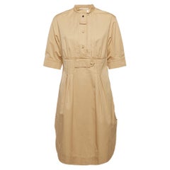 Sportmax Vestito Santos abbottonato in cotone beige M. I.