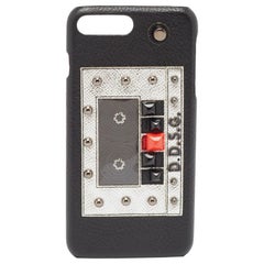 Dolce & Gabbana Schwarzer Bottalato Radio iPhone 7 Plus Etui mit Bottalato