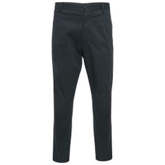 Dolce & Gabbana Black Cotton Tailored Trousers XXXL