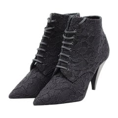 Saint Laurent Paris Blaze Kiki Ankle Booties