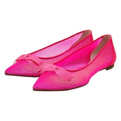 Christian Louboutin Follies Ballet Flats Mesh in Pink