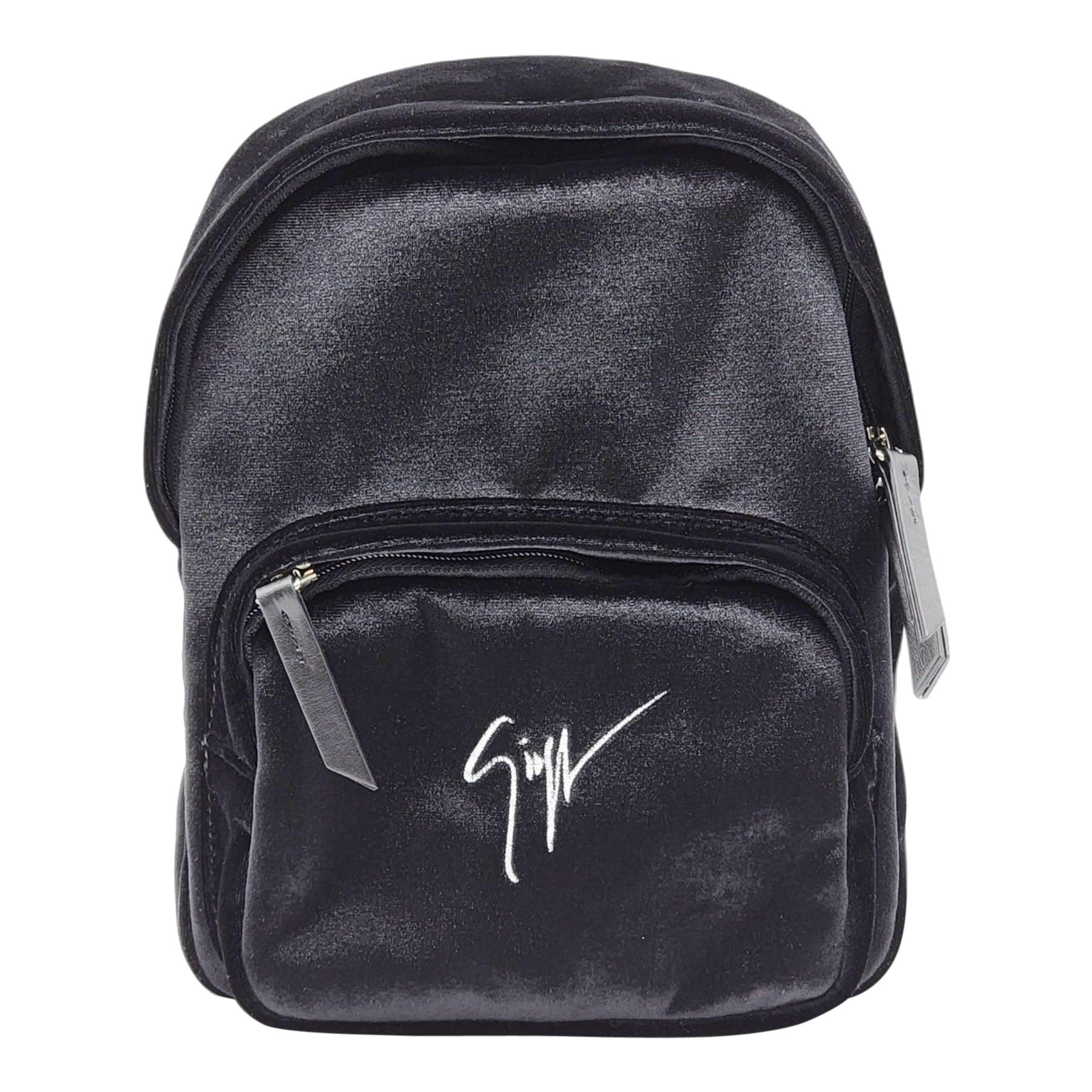 Giuseppe Zanotti Kilo XS Mini Zaino - Velluto in Nero in vendita
