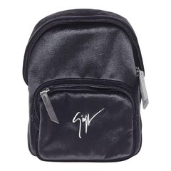 Giuseppe Zanotti Kilo XS Mini Backpack - Velvet in Black