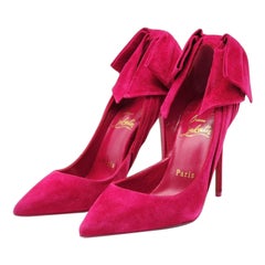 Christian Louboutin Rabakate Pumps Suede in Pink
