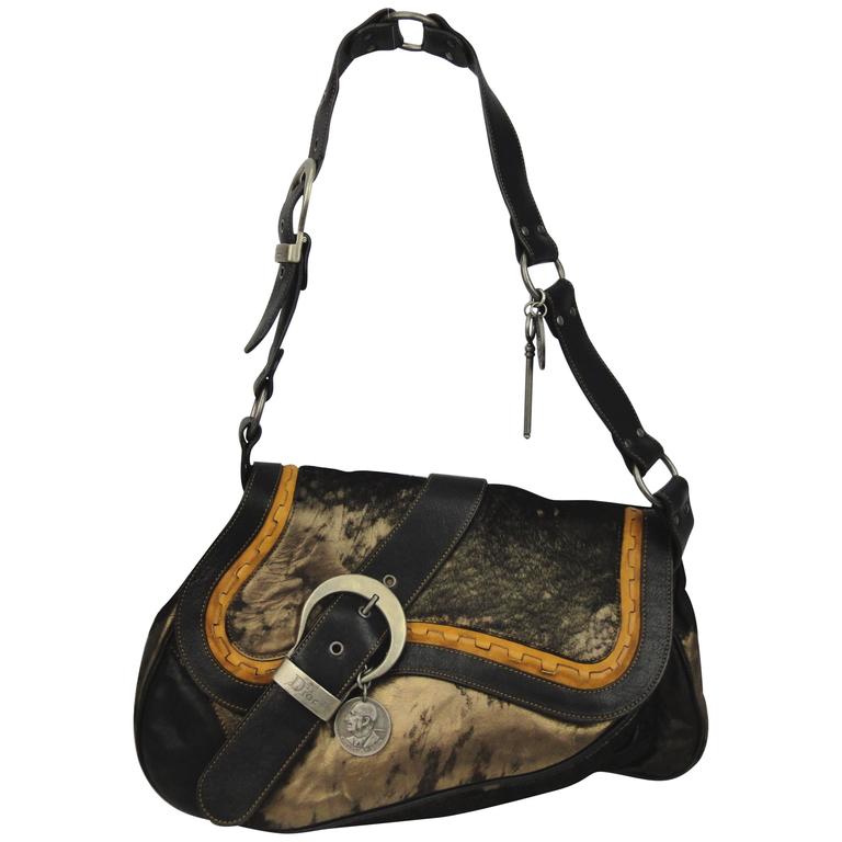 Christian Dior Gaucho Double Saddle Bag at 1stDibs