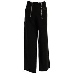 Versace military Green Cotton Pants 3