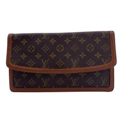 Louis Vuitton Vintage Monogram Canvas Pochette Dame Clutch Bag