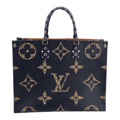 Louis Vuitton Monogramm Riesige Dschungel Canvas OnTheGo GM Tragetasche