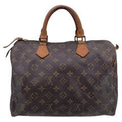 Louis Vuitton Vintage Monogram Canvas Speedy 30 Handbag M41526