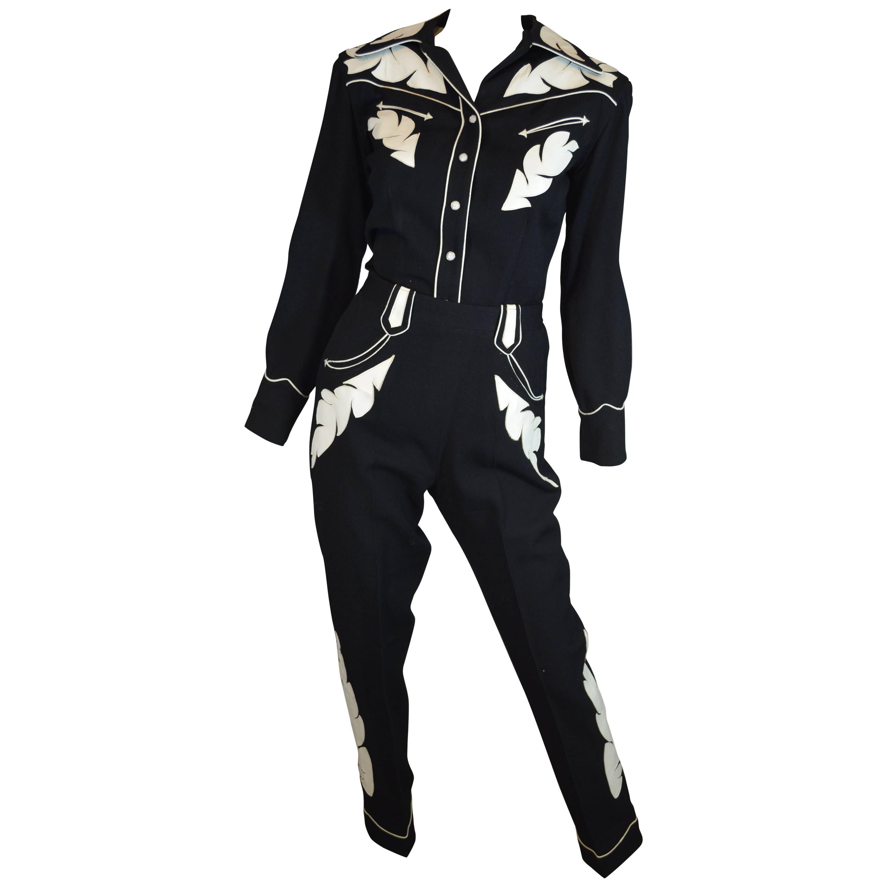 Nathan Turk Rodeo Suit 1959 worn by Terry Tydings 