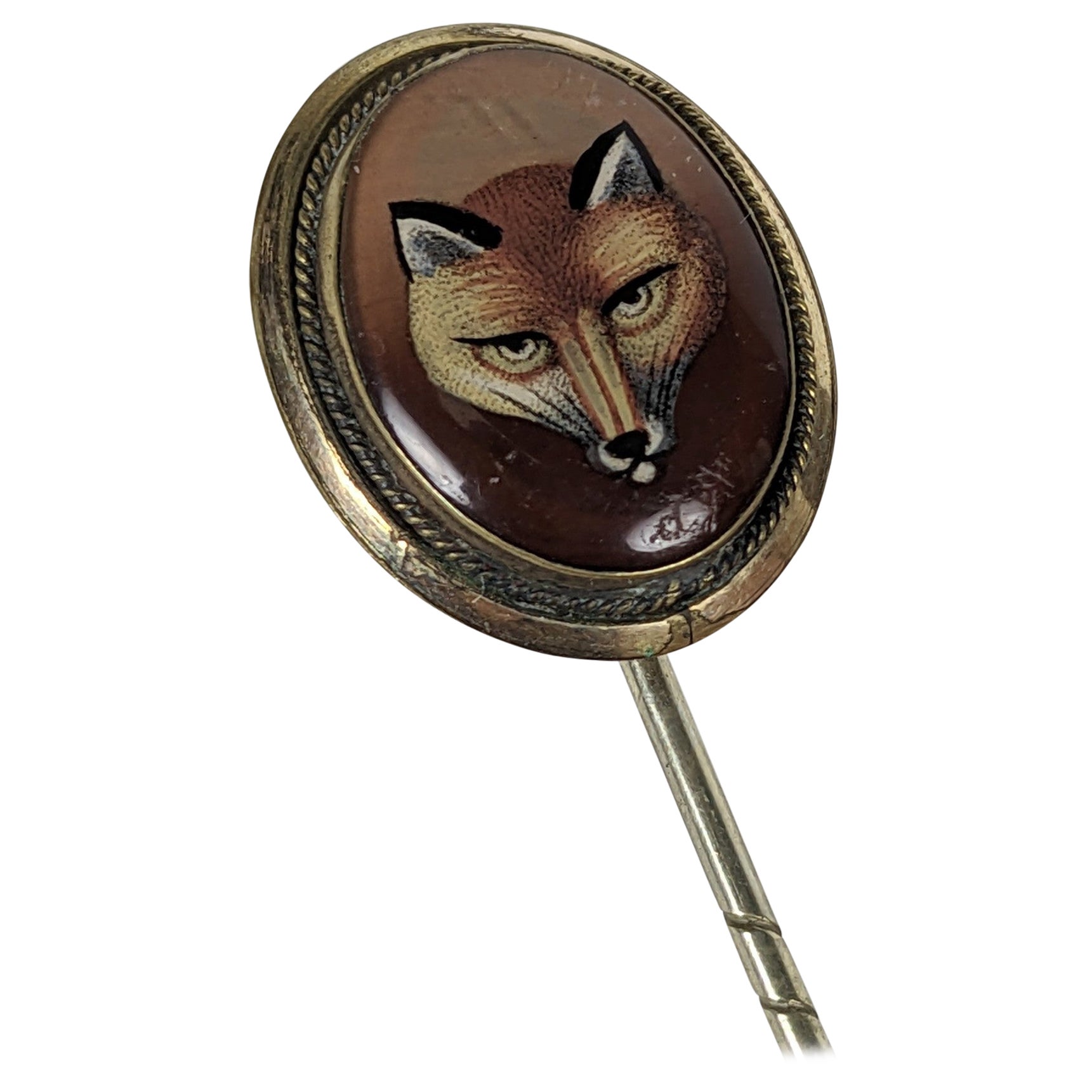 Charming Victorian Fox Stickpin