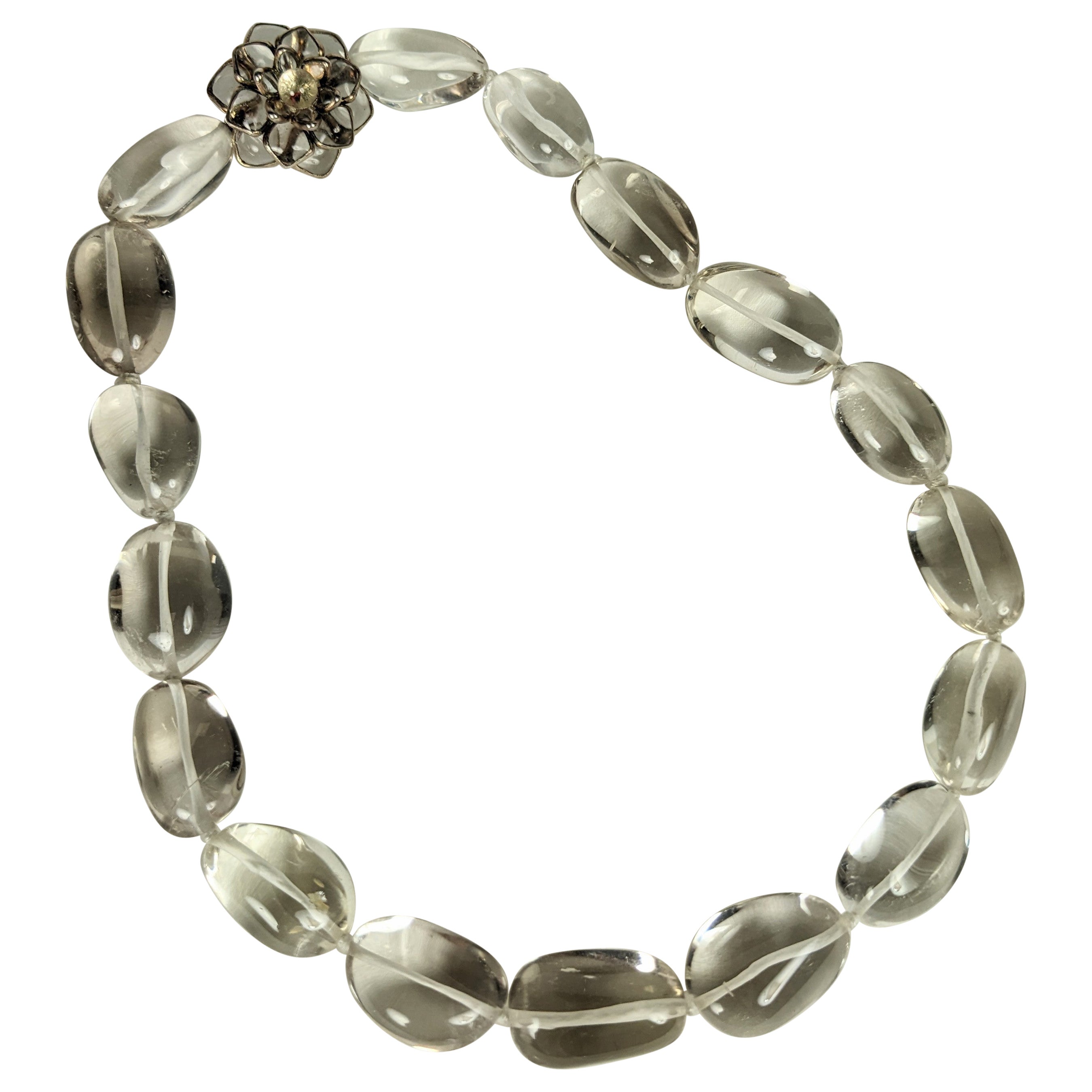 MWLC Rock Crystal Zinnia Necklace
