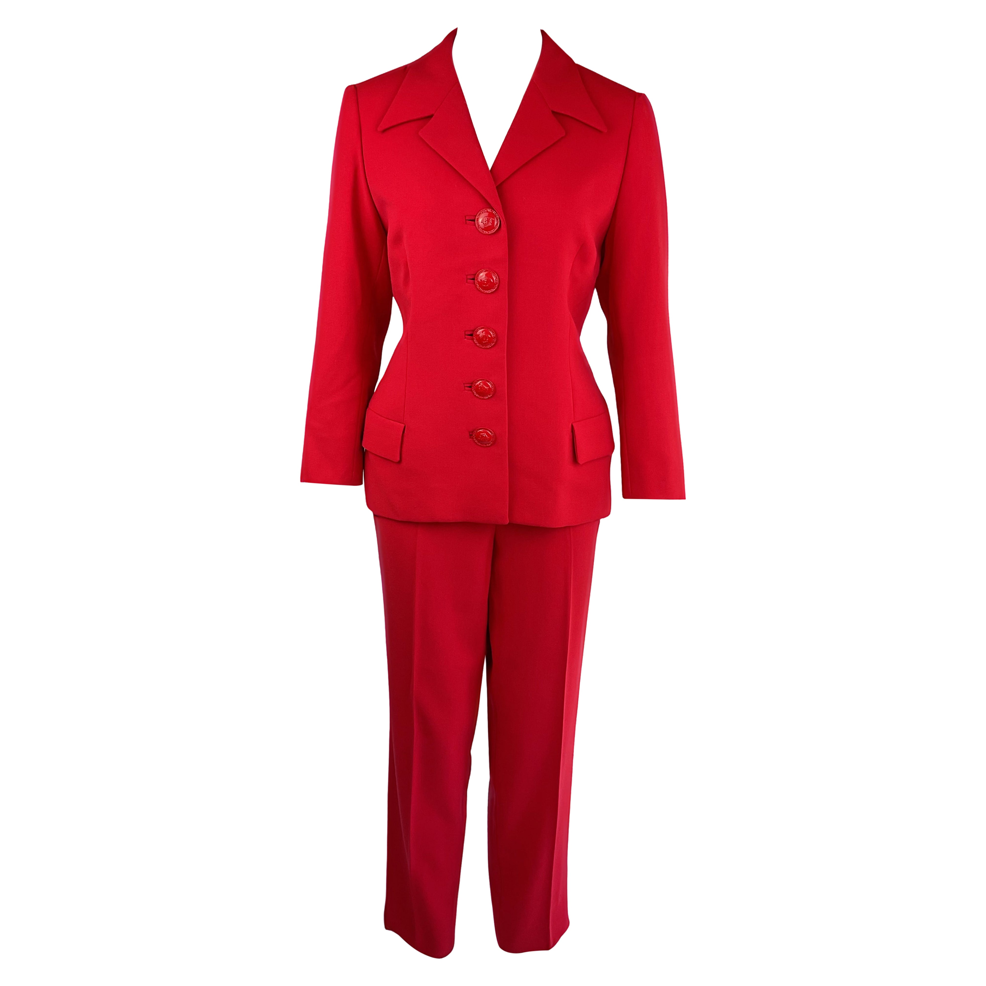 Well Documented Gianni Versace Couture Fall 1995 Suit as seen on by Prince