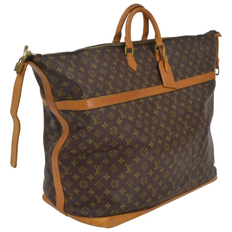 1980s Louis Vuitton Monogram Leather Holdall at 1stdibs