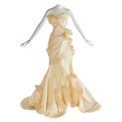 NWT Christian Dior by John Galliano Origami Dress Runway Fall 2006 Wedding Gown