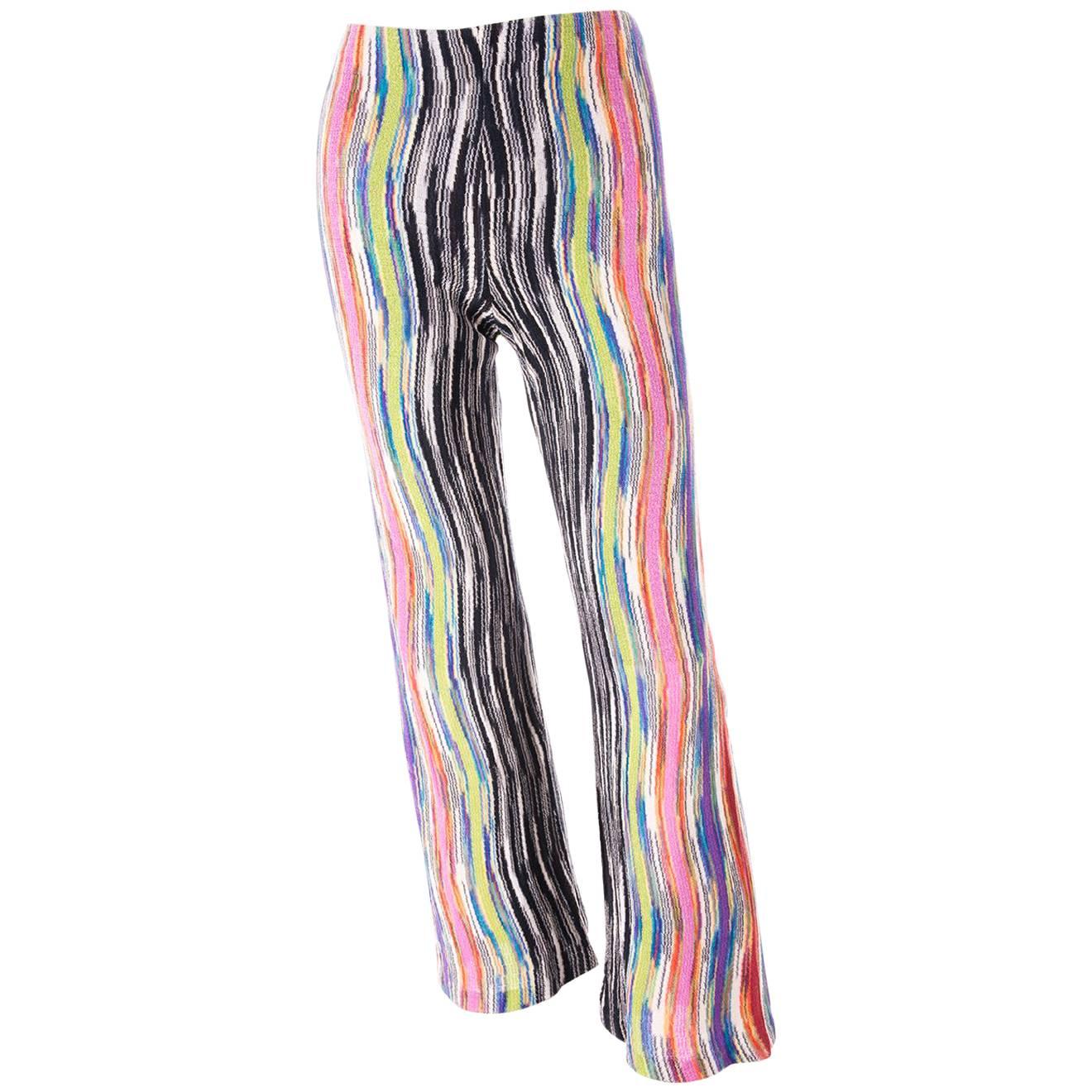 Missoni Flared Knit Pants For Sale
