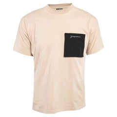 Jacquemus - Maglia beige con dettaglio in velcro - Maglietta Le Yerù S
