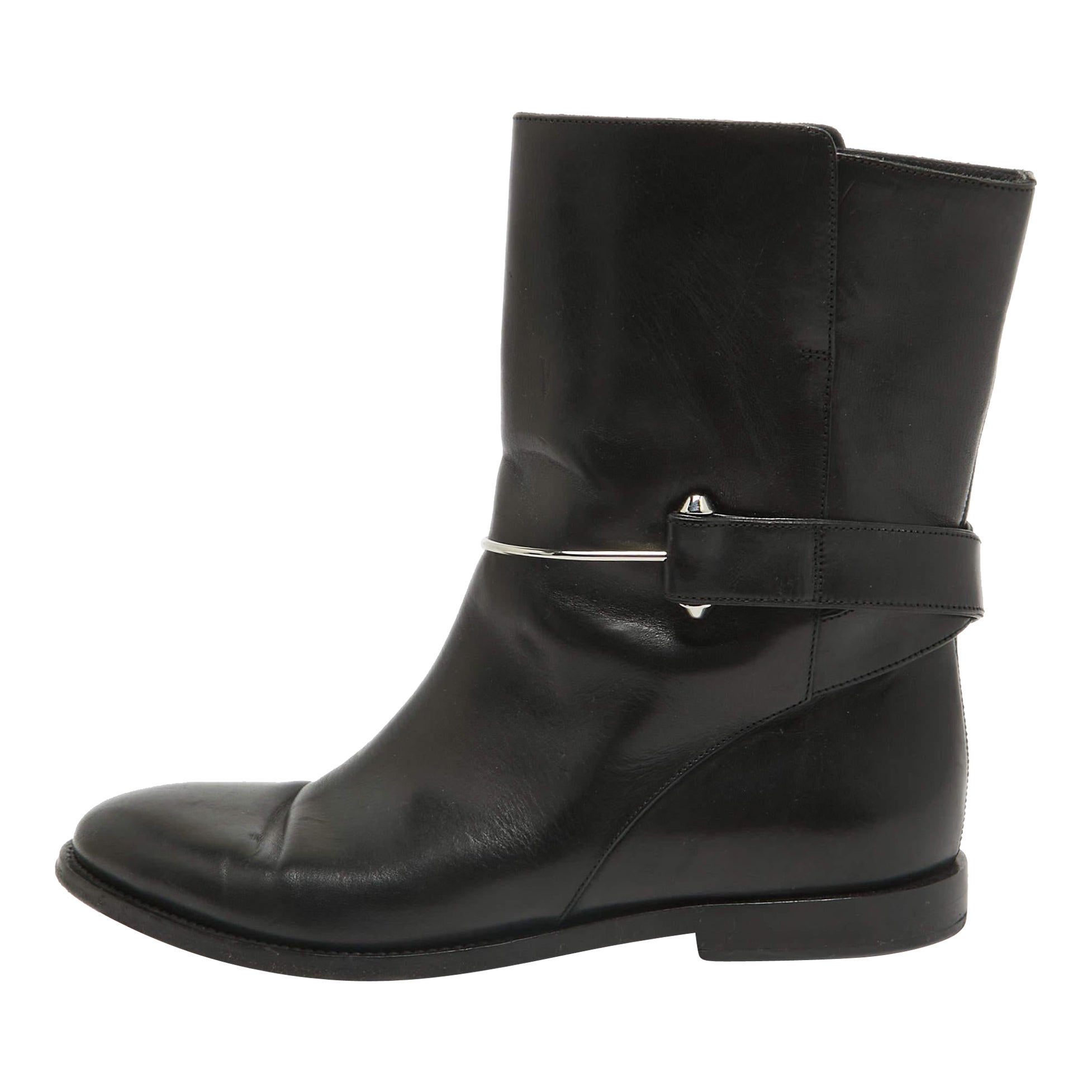 Balenciaga Botines de piel negra Talla 41