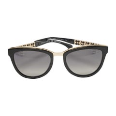 Chanel Black Gradient 5361-Q Chain Polarized Cat Eye Sunglasses