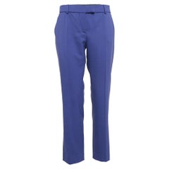 M Missoni Pantalon droit en gabardine violet L.