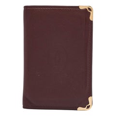 Cartier Red Leather Must de Cartier Card Holder
