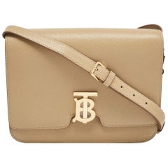 Bolso Burberry Archive Beige Leather Medium TB