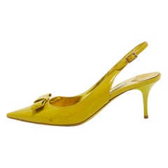 Jimmy Choo - Pumps in pelle verniciata verde taglia 39