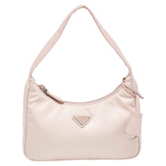 Prada Rosa Re- Nylon Re-Nylon Re-Edition 2000 Baguette-Tasche