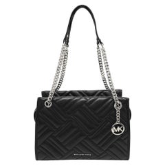 Michael Kors - Borsa Kathy in pelle trapuntata nera