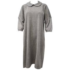 Comme des Garcons Grey Oversize 2D Dress 4
