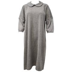 Comme des Garcons Grey Oversize 2D Dress 