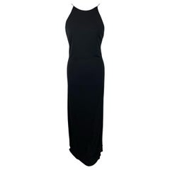 Vestido negro Ralph Lauren.