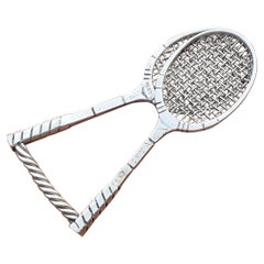 Raquettes de tennis Hermès IPTA  Clip de cravate en argent