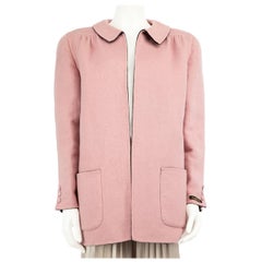 Valentino Garavani Pink Wool Pocket Detail Jacket Size L