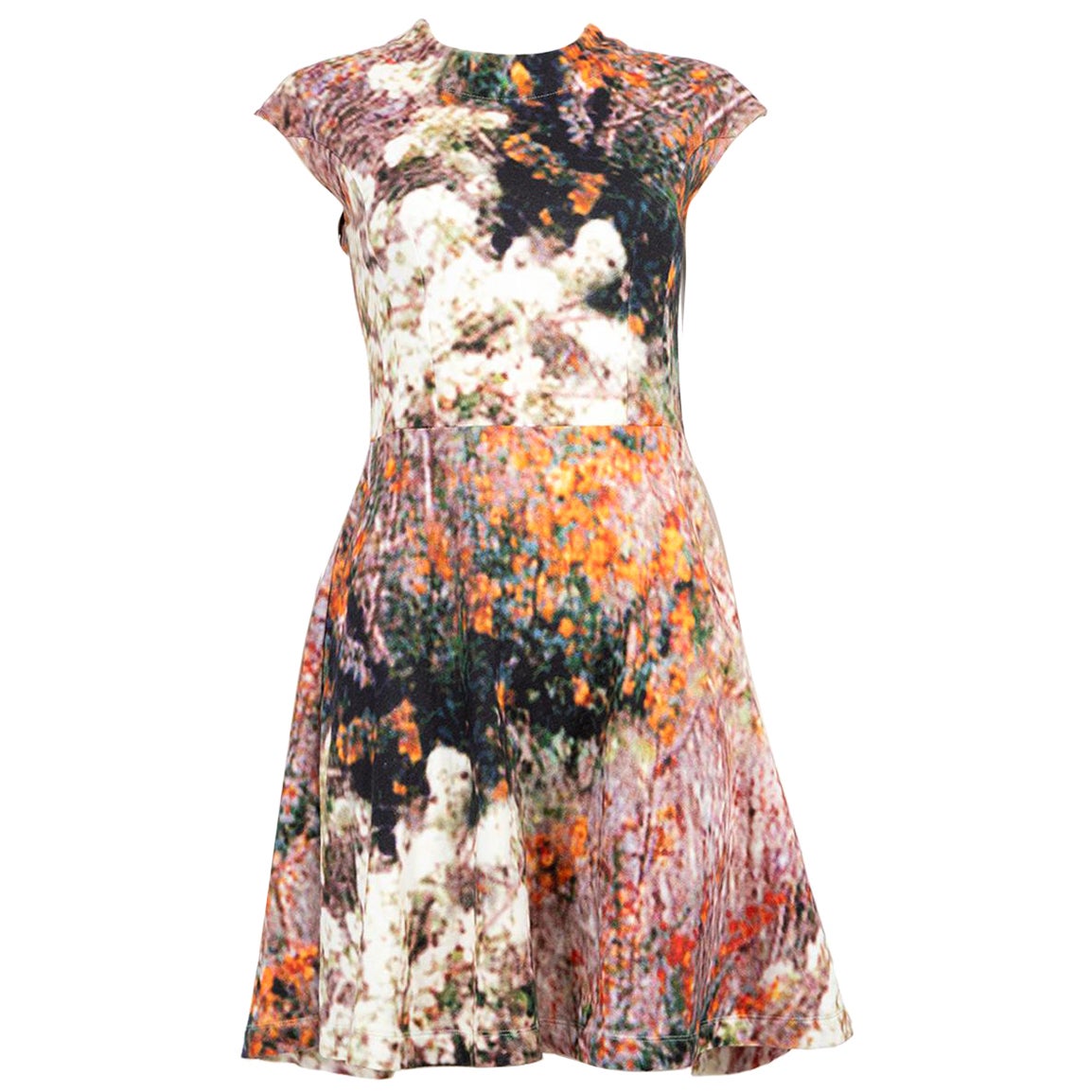 Mini vestido skater abstracto Carven Talla S