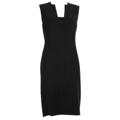 Ralph Lauren Black Wool Knee Length Dress Size XL