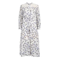 Sandro Robe midi brodée à imprimé floral, taille S