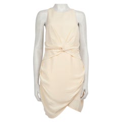 Vestido Zimmermann Crudo Seda Diseño Twist Talla XL