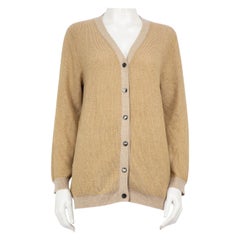 Missoni - Cardigan in maglia di cachemire oro - taglia M.