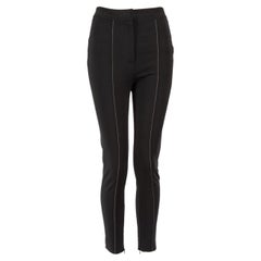 Altuzarra Pantaloni neri con stitch a contrasto taglia XS
