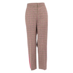 ME+EM Side Tape Tartan Pattern Trousers Size XXL
