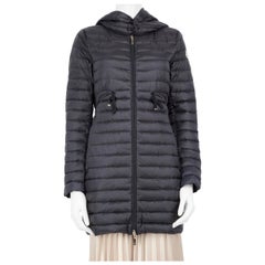 Used Moncler Navy Quilted Down Jacket Size XS