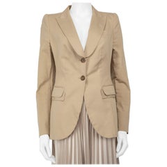 Prada Beige Double Button Blazer Size XL