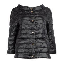 Herno Beige Reversible Mid Sleeve Quilted Jacket Size L