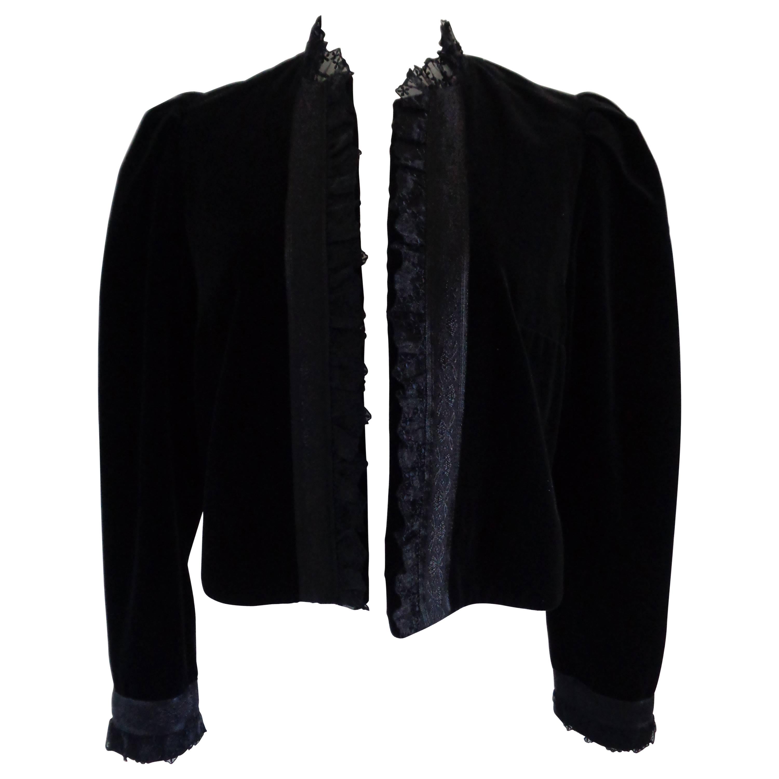 Krachten Kraft Collection Black Jacket For Sale